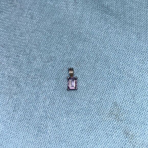 925 Small Purple Pendant - Picture 5 of 8